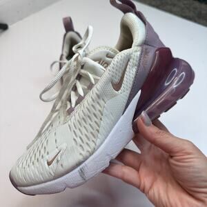 Nike Air Max 270 White Amethyst Wave Sneakers